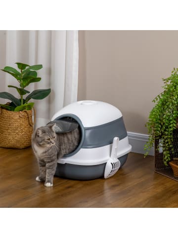 Pawhut Katzentoilette 52L x 41B x 38H cm