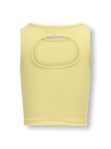 KIDS ONLY Top KOGNESSA S/L CUT OUT TOP in yellow pear