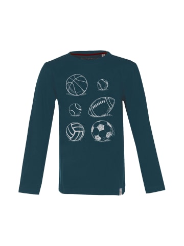 Band of Rascals Longsleeve " Balls " in petrol