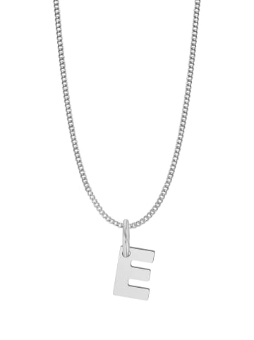 Adeliás Unisex Anhänger – Buchstabe N Buchstabenanhänger aus 925 Silber in silber