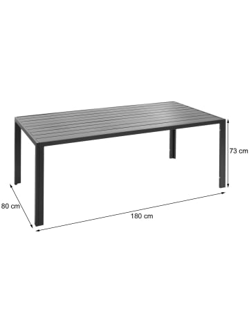 MCW Alu-Esstisch N40, Anthrazit