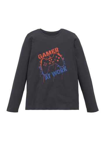 Kidsworld Langarmshirt in anthrazit