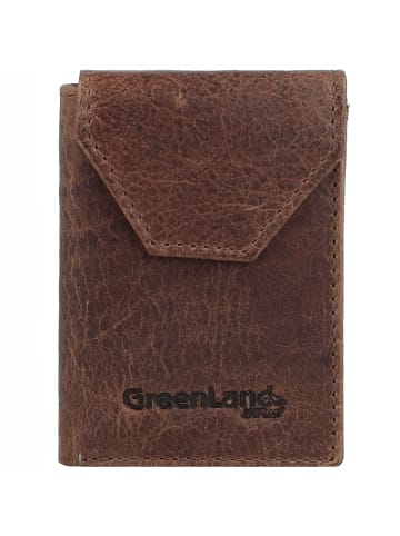 Greenland Nature Montana Geldbörse RFID Leder 7 cm in braun