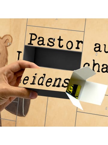 Mr. & Mrs. Panda Adventskalender Pastor Leidenschaft Design mit ... in Weiß