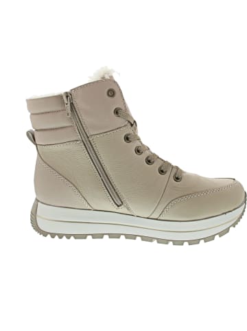 rieker Schnürstiefelette Beige