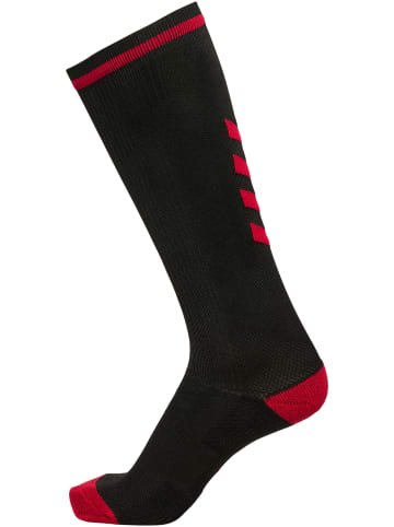 Hummel Hummel High Indoor Socken Elite Multisport Unisex Erwachsene Feuchtigkeitsabsorbierenden in BLACK/RED