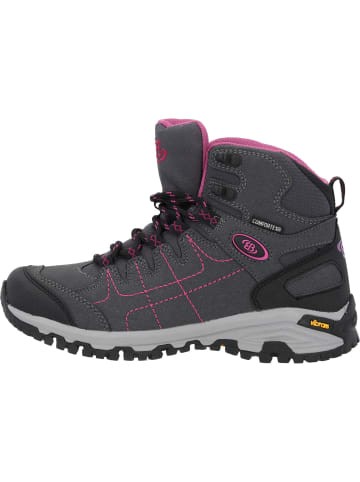 EB Shoes Trekkingstiefel in Grau / Schwarz / Pink