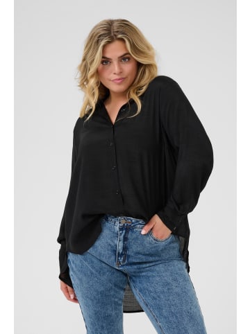 KAFFE curve Langarm - Hemd KCalia Loose fit in Black Deep