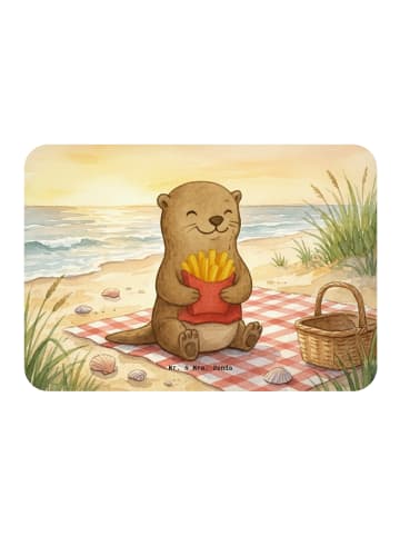 Mr. & Mrs. Panda Magnet Otter Pommes Design ohne Spruch in Weiß