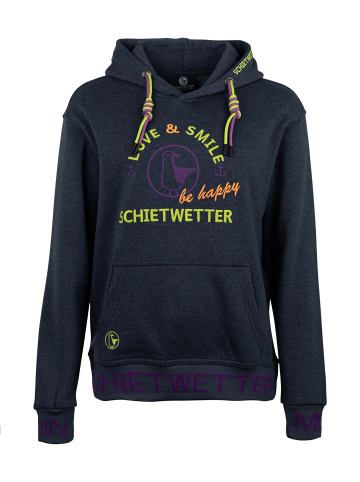 SCHIETWETTER Hoodie "Marie Meersalz" in navy