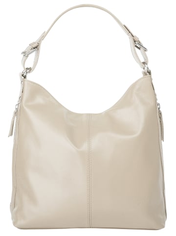 Samantha Look Handtasche echt Leder in beige