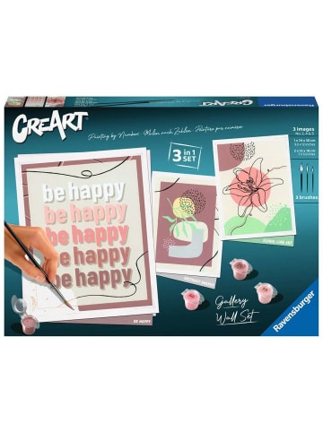 Ravensburger Malprodukte CreArt Gallery Wall - Abstrakte Formen CreArt Adults Trend Ab 12 Jahre in bunt