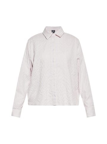DreiMaster Maritim Damen Bluse in Helllila Wollweiss