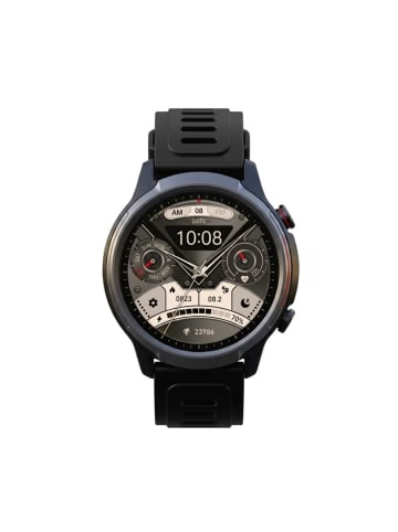 Wisam® Teltech Smartwatch WS-GS91 IP67 BT-Anruf BT5.3 schwarz 260 mAh
