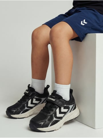 Hummel Klettverschluss Sneaker Effort One Lebensstil Kinder in BLACK/SILVER