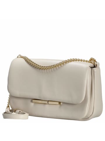 Seidenfelt Lesja - Umhängetasche 27 cm (black/gold) in oat milk/gold