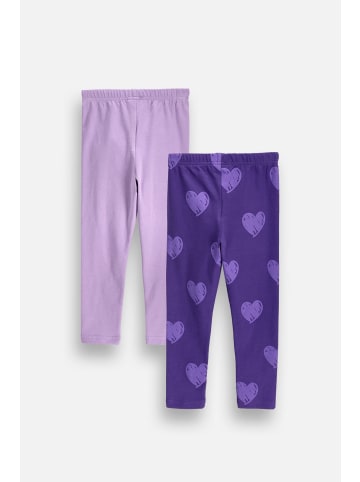 MOKIDA Baumwoll-Leggings mit langem Bein in violett