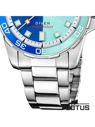 Lotus Chronograph-Armbanduhr Lotus Classic silber mittel (ca. 36,8mm)
