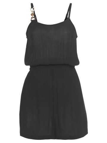 LASCANA Kurzoverall in schwarz