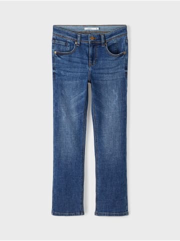 name it Straight-fit Jeans in dark blue denim