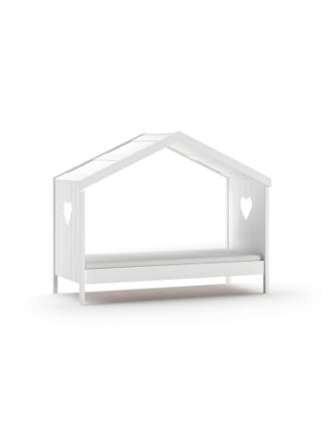 58 aufm Kessel HAUSBETT Kamila 1 213x172x99 aus Massivholz+MDF in Weiß