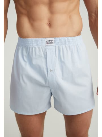 Jockey Boxershorts Woven 3 Stück in Hellblau