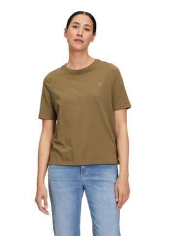 CARTOON Rundhals T-Shirt für Damen in uni