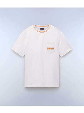 Napapijri T-Shirt "S-Murlo Ss" in Weiß