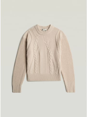 G-Star Raw Big Cable Knit Pullover dk talc