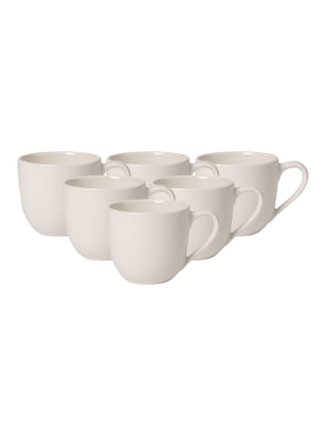 Villeroy & Boch 6er Set Mokka- / Espressotassen For Me in 70 ml in weiß