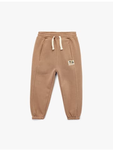 KOTON SWEAT BOTTOMS in Braun