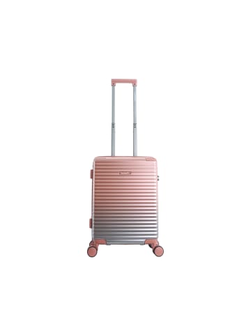 Saxoline SX Blue Elite Trolley TSA Zahlenschloss Spinner 55 cm in pink gradient