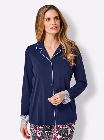 WITT WEIDEN Schlafanzug-Shirt in marine