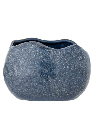 Bloomingville Blumentopf PENNIE Blau Keramik 16x13 cm