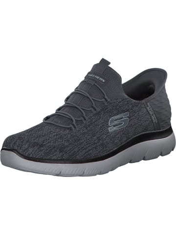 Skechers Slipper in Charcoal /Black Trim