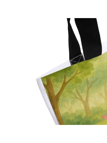 Mr. & Mrs. Panda Shopper Axolotl Tanzen Design ohne Spruch in Weiß