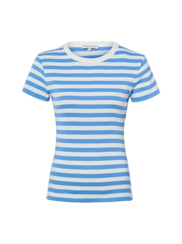 Marie Lund T-Shirt in ecru blau - 0003