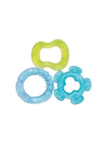 BABY CARE Beißring 3er Set in blau