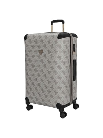 Guess Berta 28 IN - 4-Rollen-Trolley 77 cm erw. (dark taupe logo) in dark taupe logo