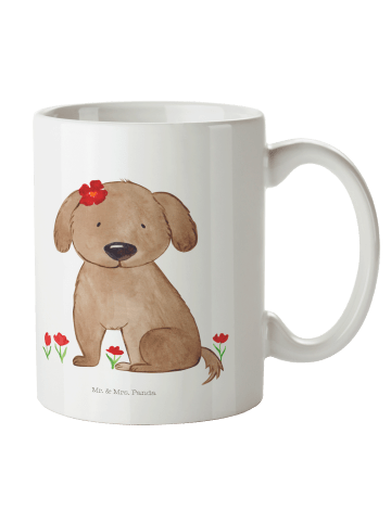 Mr. & Mrs. Panda Tasse Hund Hundedame ohne Spruch in Weiß