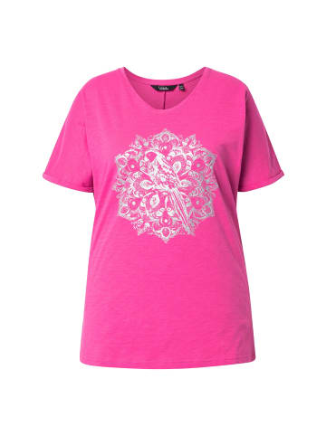 Ulla Popken Shirt in kräftiges pink