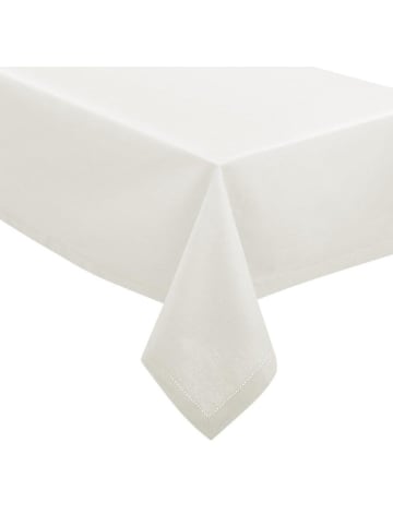 Atmosphera Créateur d'intérieur Tischdecke CHAMBRAY - Baumwolle in Weiß, 140 x 240 cm