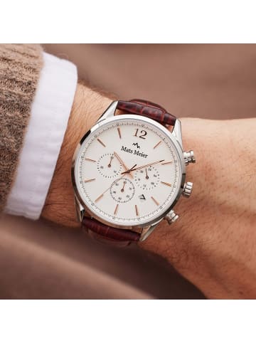 Mats Meier Chronograph Grand cornier in Braun