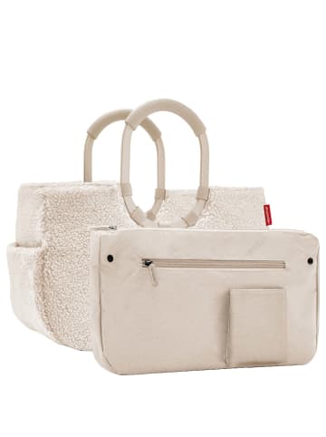 Reisenthel loopshopper M / Shopper 40 cm (teddy leo olive) in teddy sand