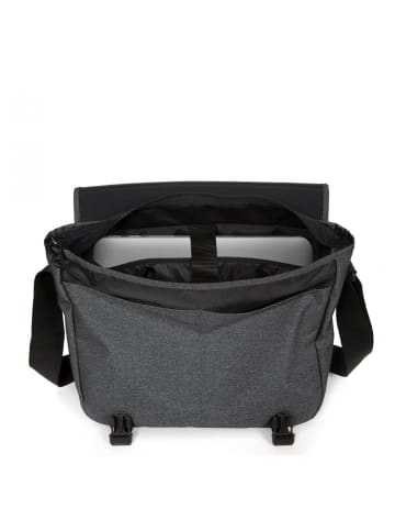Eastpak Delegate + - Schultertasche 17" 38.5 cm (black) in black denim