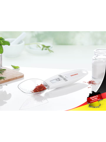 Soehnle Küchenwaage Cooking Star weiß transparent 22,8 x 6,2 x 3,3 cm