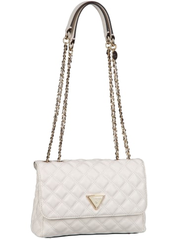 Guess Handtasche Giully II 2 Comp Conv Flap in Off White
