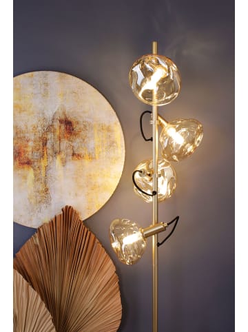 Licht-Erlebnisse Stehlampe (B)26 x (L)26 x (H)166 cm in Gold