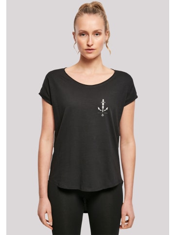 F4NT4STIC Long Cut T-Shirt Ahoi Anker Knut & Jan Hamburg in schwarz