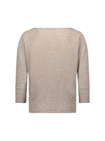 Zero  Glitzer-Shirt mit U-Boot Ausschnitt in French Oak